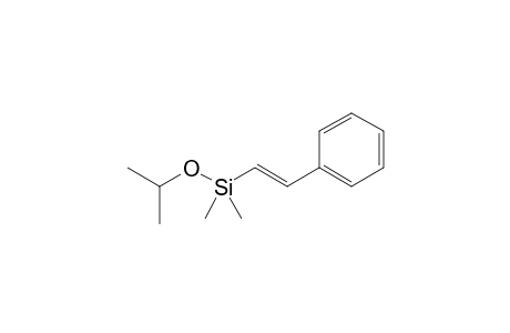Dimethyl(i-propoxy)(.beta.-styryl)silane