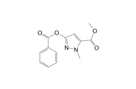 1H-Pyrazole-5-carboxylic acid, 3-(benzoyloxy)-1-methyl-, methyl ester