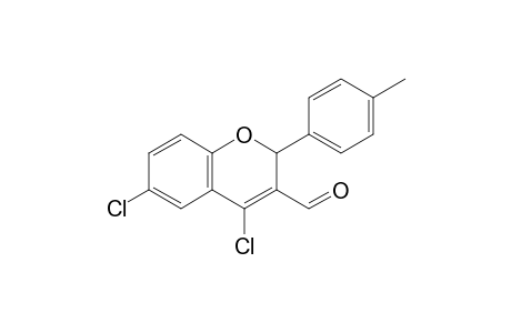 4,6-Dichloro-2-(p-tolyl)-2H-chromene-3-carbaldehyde