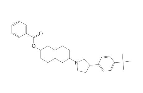 2-Naphthalenol, 6-[3-[4-(1,1-dimethylethyl)phenyl]-1-pyrrolidinyl]decahydro-, benzoate (ester)