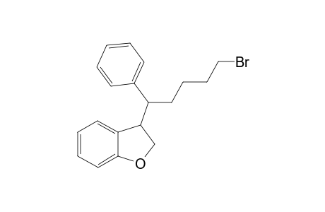 3-(5-bromo-1-phenylpentyl)-2,3-dihydrobenzofuran