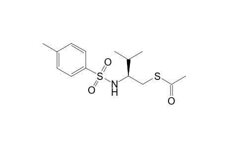 (S)-N-p-Toulenesulfonyl-2-amino-3-methylbutan-1-thiolacetate