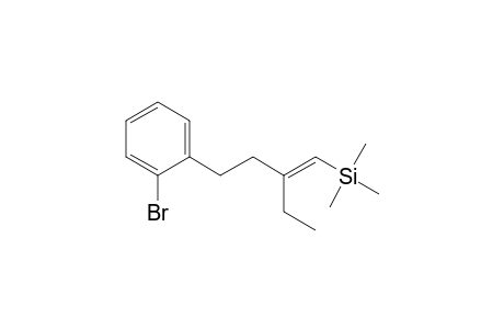 [(E)-4-(2-bromophenyl)-2-ethyl-but-1-enyl]-trimethyl-silane