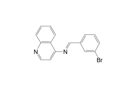 N-[(E)-(3-Bromophenyl)methylidene]-4-quinolinamine