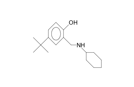 4-tert-Butyl-2-cyclohexylaminomethyl-phenol