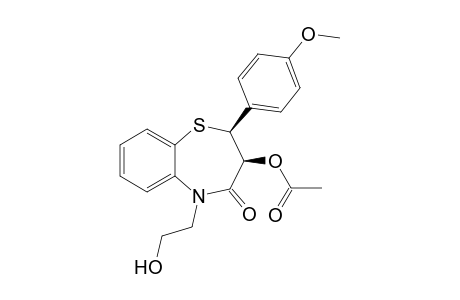 (+)-(2S,3S)-3-Acetyloxy-2,3-dihydro-5-(2-hydroxyethyl)-2-(4-methoxyphenyl)-1,5-benzothiazepin-4(5H)-one