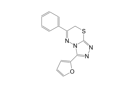 3-(2-furyl)-6-phenyl-7H-[1,2,4]triazolo[3,4-b][1,3,4]thiadiazine