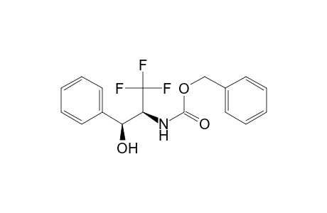 (phenylmethyl) N-[(2S,3S)-1,1,1-tris(fluoranyl)-3-oxidanyl-3-phenyl-propan-2-yl]carbamate