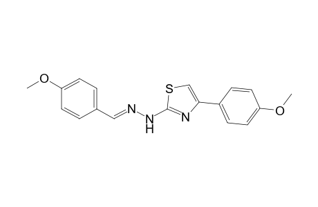 1-(4-Methoxybenzylidene)-2-(4-(4-methoxyphenyl) thiazol-2-yl) hydrazine