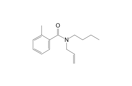 Benzamide, 2-methyl-N-allyl-N-butyl-