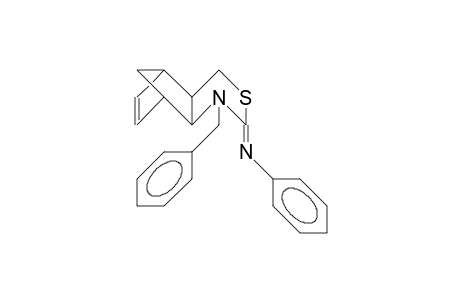 Diexo-1-benzyl-5,8-methano-2-phenylimino-tetrahydro-4H-3,1-benzothiazine