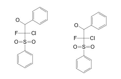 2-CHLORO-2-FLUORO-2-PHENYLSULFONYL-1-PHENYL-ETHANOL