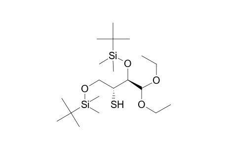 (2R,3S)-4,4-Bis(ethoxy)-1,3-di(tert-butyldimethylsilyl)oxy-butane-2-thiol