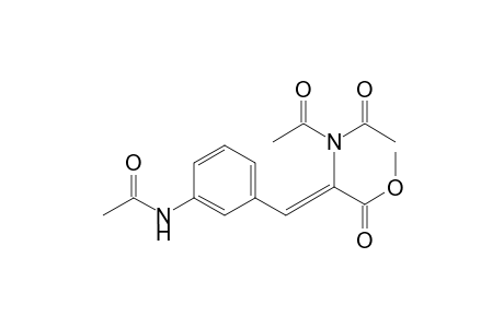 2-Propenoic acid, 3-[3-(acetylamino)phenyl]-2-(diacetylamino)-, methyl ester, (Z)-
