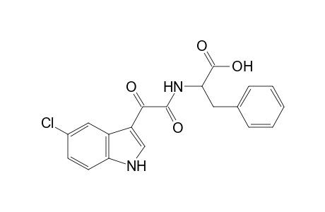 N-[(5-chloroindol-3-yl)glyoxyloyl]-3-phenylalanine