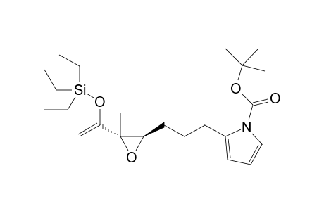 (2S,3R)-tert-Butyl 2-(3-(3-methyl-3-(1-((triethylsilyl)oxy)vinyl)oxiran-2-yl)propyl)-1H-pyrrole-1-carboxylate