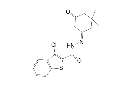 3-Chloro-N'-[(1Z)-3,3-dimethyl-5-oxocyclohexylidene]-1-benzothiophene-2-carbohydrazide