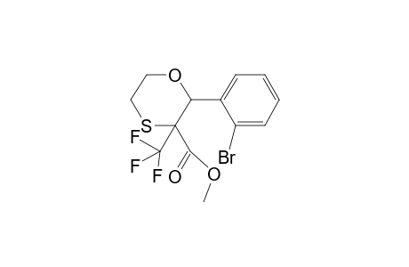 Methyl 2-(2-bromophenyl)-3-(trifluoromethyl)-1,4-oxathiane-3-carboxylate