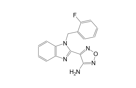 4-[1-(2-fluorobenzyl)-1H-benzimidazol-2-yl]-1,2,5-oxadiazol-3-amine