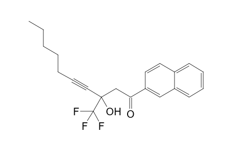 3-Hydroxy-1-(naphthalen-2-yl)-3-(trifluoromethyl)dec-4-yn-1-one