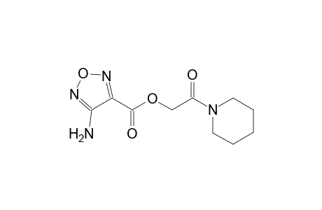 2-oxo-2-(1-piperidinyl)ethyl 4-amino-1,2,5-oxadiazole-3-carboxylate