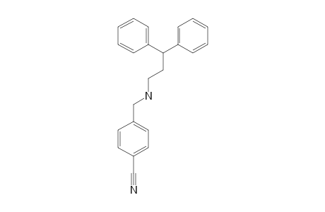 N-(3,3-DIPHENYLPROPYL)-N-(PARA-CYANO-BENZYL)-AMINE