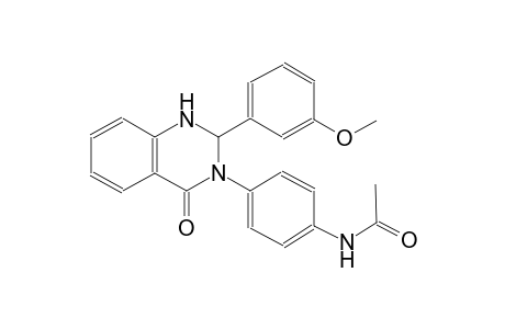 acetamide, N-[4-(1,4-dihydro-2-(3-methoxyphenyl)-4-oxo-3(2H)-quinazolinyl)phenyl]-
