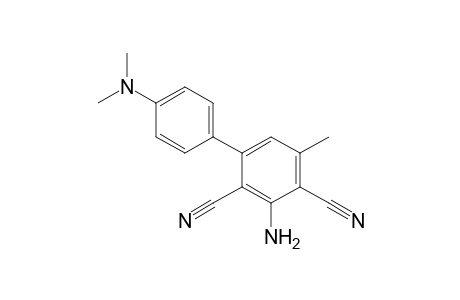 3-Amino-2,4-dicyano-4'-dimethylamino-5-methylbiphenyl