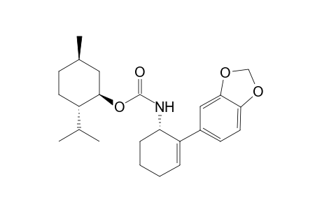 (1R,1'S,2S,5R)-5-methyl-2-methylethylcyclohexyl 2'(3'',4''-methylenedioxyphenyl)cyclohex-2'-enylcarbamate