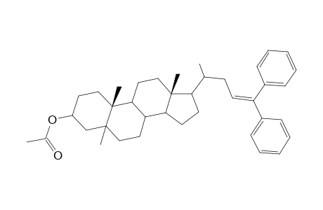 5-Methyl-24,24-diphenylchol-23-en-3-yl acetate