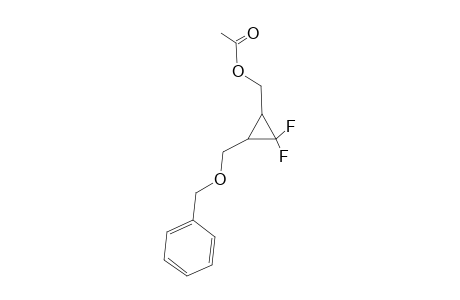 (+-)-(1SR,3RS)-[3-Benzyloxymethyl-2,2-difluorocyclopropyl]methyl acetate