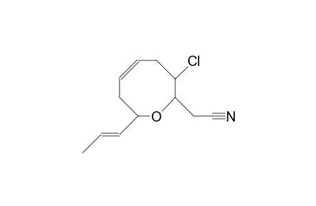 (2S,7S,8S)-7-Chloro-8-cyanomethyl-3,6,7,8-tetrahydro-2-(1-propenyl)-2H-oxocin