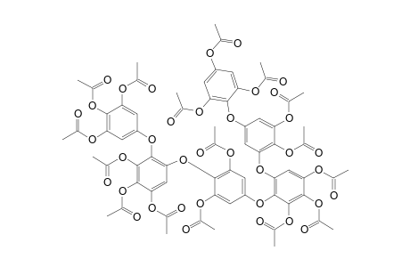 #6;PSEUDOHEXAFUHALOL-B-HEXADECAACETATE;2,3,4,3',5'-PENTAACETOXY-6-[2,3-DIACETOXY-5-(2,4,6-TRIACETOXYPHENOXY)-PHENOXY]-4'-[3,4,5-TRIACETOXY-2-(3,4,5-TRIACETOXYP