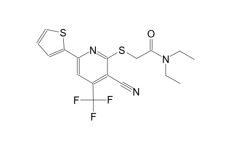 2-([3-Cyano-6-(2-thienyl)-4-(trifluoromethyl)-2-pyridinyl]sulfanyl)-N,N-diethylacetamide