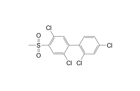 1,4-bis(chloranyl)-2-(2,4-dichlorophenyl)-5-methylsulfonyl-benzene