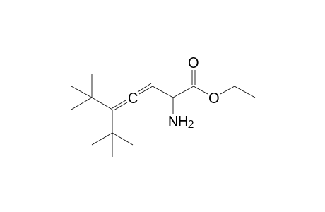 2-Amino-5-tert-butyl-6,6-dimethyl-hepta-3,4-dienoic acid ethyl ester