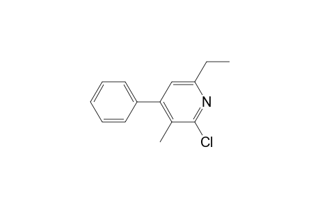 2-Chloro-6-ethyl-3-methyl-4-phenylpyridine