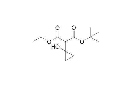 2-(1-hydroxycyclopropyl)malonic acid O1-tert-butyl ester O3-ethyl ester