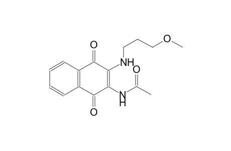 acetamide, N-[1,4-dihydro-3-[(3-methoxypropyl)amino]-1,4-dioxo-2-naphthalenyl]-
