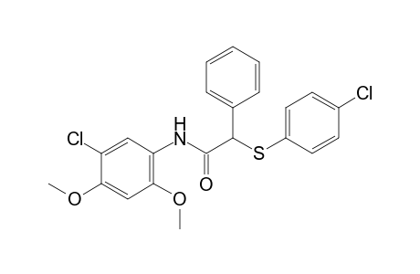 5'-chloro-2-[(p-chlorophenyl)thio]-2',4'-dimethoxy-2-phenylacetanilide