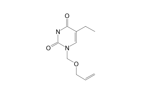 1-(allyloxymethyl)-5-ethyl-pyrimidine-2,4-quinone