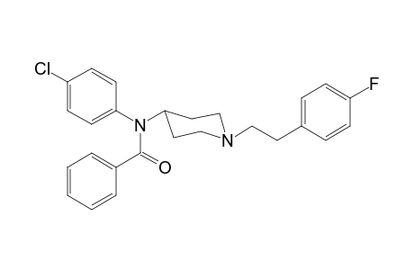 N-(4-Chlorophenyl)-N-(1-[2-(4-fluorophenyl)ethyl]piperidin-4-yl)benzamide