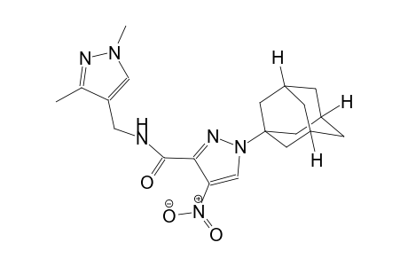 1-(1-adamantyl)-N-[(1,3-dimethyl-1H-pyrazol-4-yl)methyl]-4-nitro-1H-pyrazole-3-carboxamide