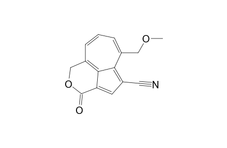 3-Cyano-8-hydroxymethyl-4-methoxymethylazulene-1-carboxylic acid lactone