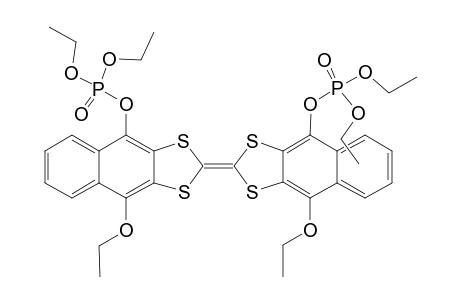 Di(syn'anti)-(1-Eehoxynaphtho[2,3-b:2',3'-h]-3-ol)tetrathiafulvalenedibis(ethyl)phosphate