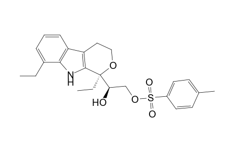 (1R,1'R)-1,8-Diethyl-1-(1'-hydroxy-2'-tosyloxy)ethyl-1,3,4,9-tetrahydropyrano[3,4-b]indole
