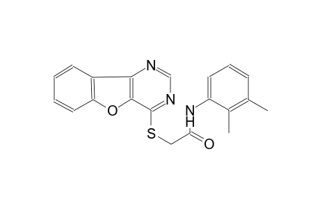2-([1]benzofuro[3,2-d]pyrimidin-4-ylsulfanyl)-N-(2,3-dimethylphenyl)acetamide