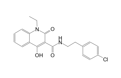 N-[2-(4-chlorophenyl)ethyl]-1-ethyl-4-hydroxy-2-oxo-1,2-dihydro-3-quinolinecarboxamide