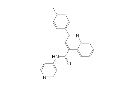 2-(4-methylphenyl)-N-(4-pyridinyl)-4-quinolinecarboxamide