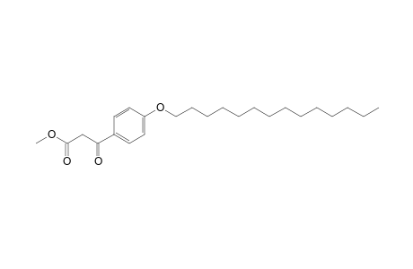 [p-(tetradecyloxy)benzoyl]acetic acid, methyl ester